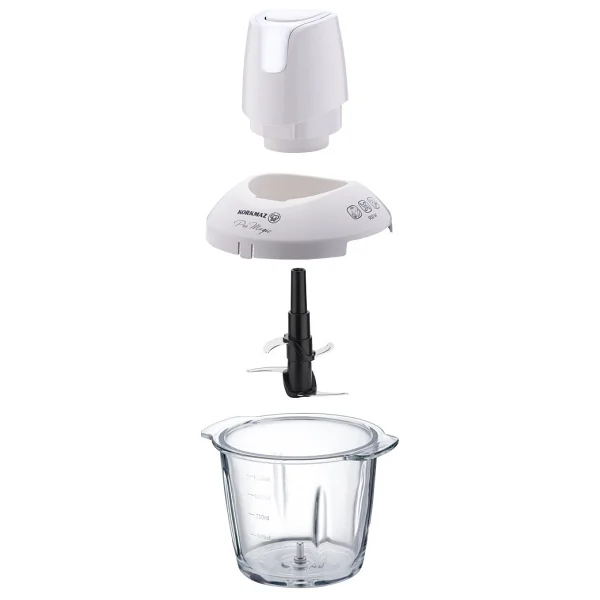 Korkmaz A460-08 Pro Magic Vanilya Krom 900 W 4 Bıçaklı Cam Doğrayıcı - Görsel 3