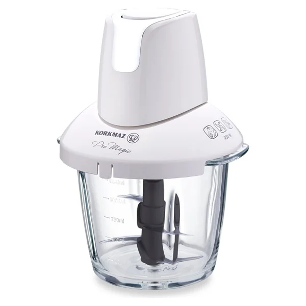 Korkmaz A460-08 Pro Magic Vanilya Krom 900 W 4 Bıçaklı Cam Doğrayıcı - Görsel 4