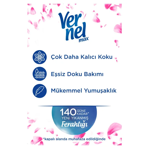 Vernel Max Taze Lale Yumuşatıcı 60 Yıkama 1.44 Lt - Görsel 2