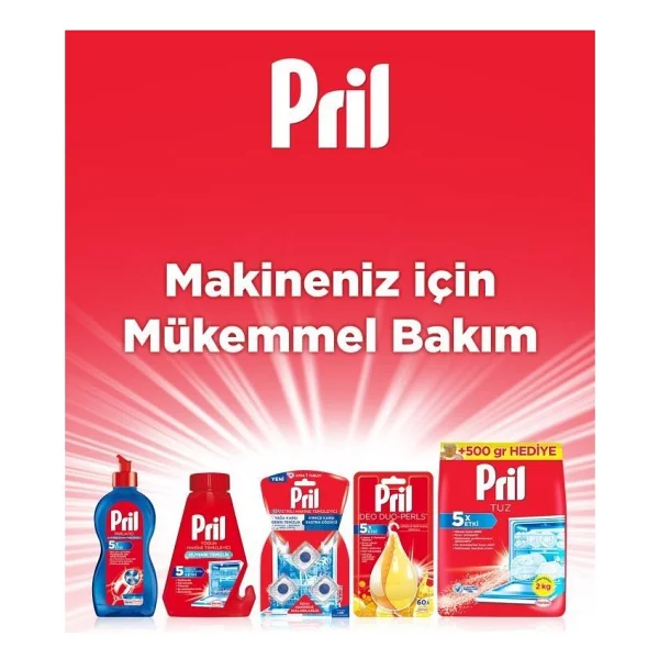 Pril Deo Duo-Perls 5x Etki Bulaşık Makinesi Koku Giderici x 2 Adet - Görsel 5