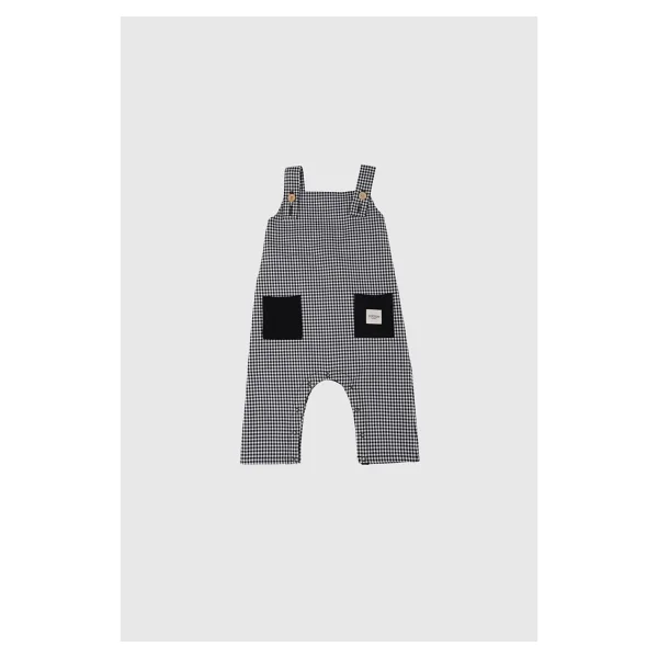 Totzee Mini Ekose Bebek Salopet - Görsel 2