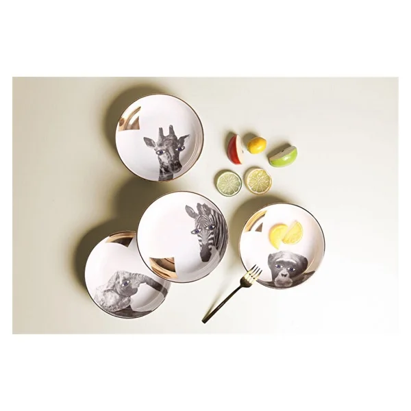 Porland Wild Life 4'ü Kase Takımı 17 Cm - Görsel 6