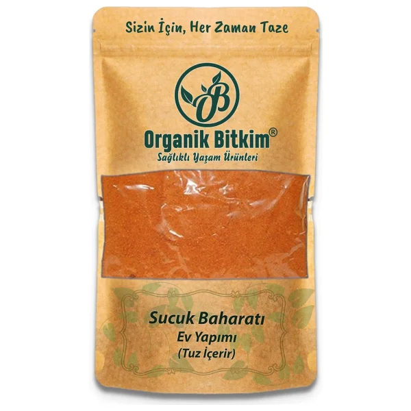 Organik Bitkim Ev Yapımı Sucuk Baharatı 250 Gr - Görsel 5