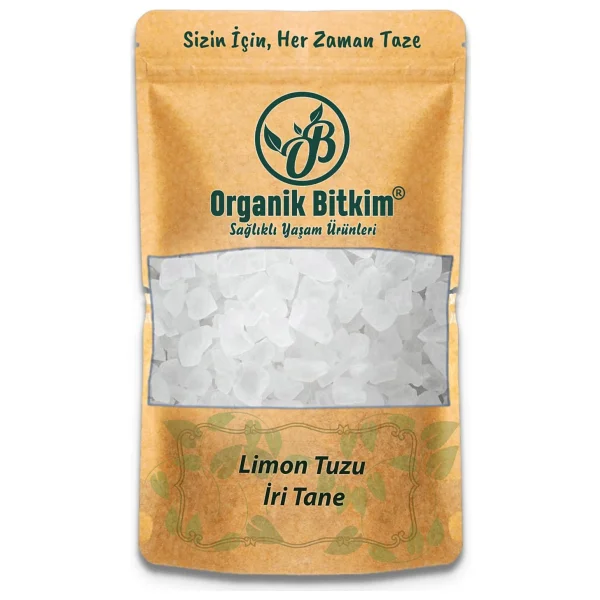 Organik Bitkim 500 Gr Tane Limon Tuzu - Görsel 4