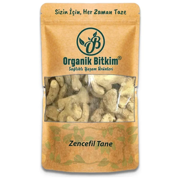 Organik Bitkim Tane Zencefil 1 Kg - Görsel 4