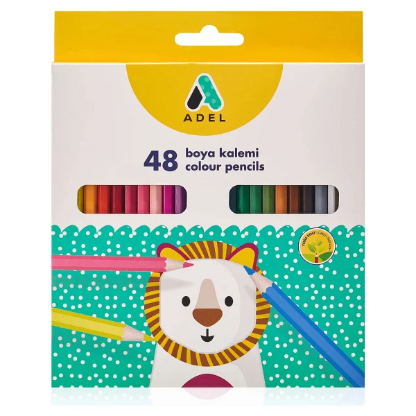 Adel Tam Boy 48'li Kuru Boya Seti - Görsel 2