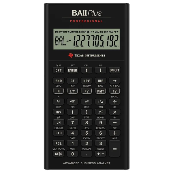 Texas Instruments Ba Iı Plus Professional Finansal Hesap Makinesi - Görsel 7