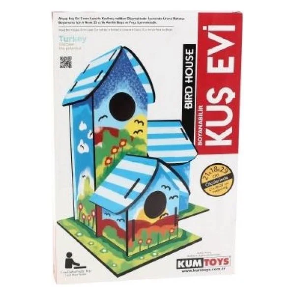 Kumtoys Kuş Evi 3'lü - Görsel 6