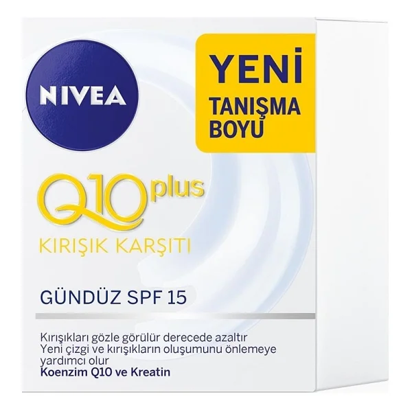 Nivea Q10 Kırışık Karşıtı Gündüz Bakım Kremi Spf 15 20 Ml Tanışma Boyu - Görsel 5