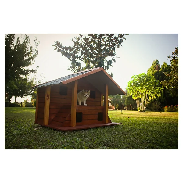 Mandu Ahşap Lüks Kedi Evi - Görsel 7