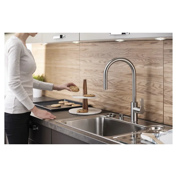 Artema Maestro Inox A42153 Pull-Down Krom Mutfak Bataryası - Görsel 6