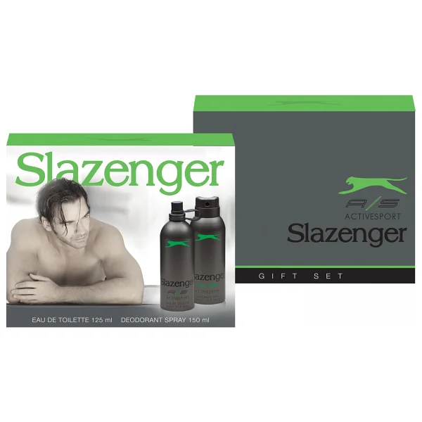 Slazenger Active Sport Yeşil Edt 125 Ml + Deo Sprey 150 Ml Erkek Parfüm Seti - Görsel 4
