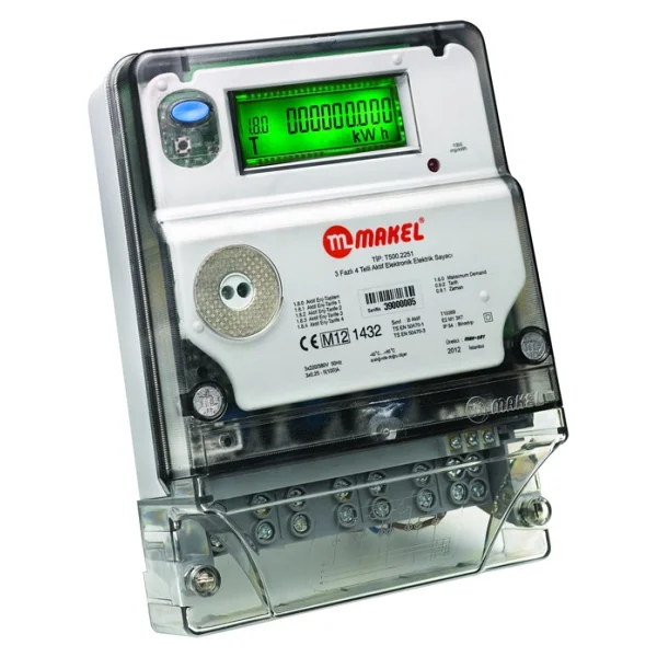 Makel Trifaze Elektrik Sayaç Elektronik Şayaç - Görsel 2