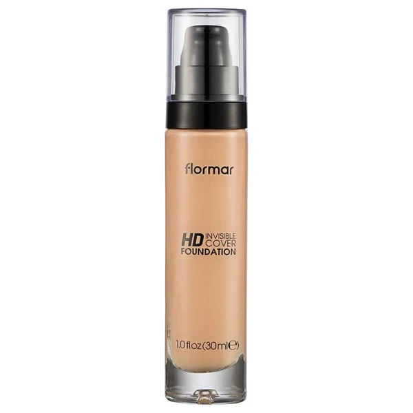 Flormar Invisible Cover HD Yarı Parlak Bitişli Spf 30 080 Soft Beige 30 Ml Likit Fondöten - Görsel 10