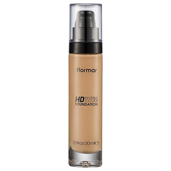 Flormar Invisible Cover HD Yarı Parlak Bitişli Spf 30 090 Golden Natural 30 Ml Likit Fondöten - Görsel 2