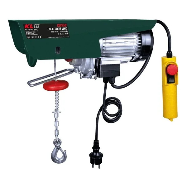Klpro Klv250 250/500 Kg Elektrikli Vinç - Görsel 2
