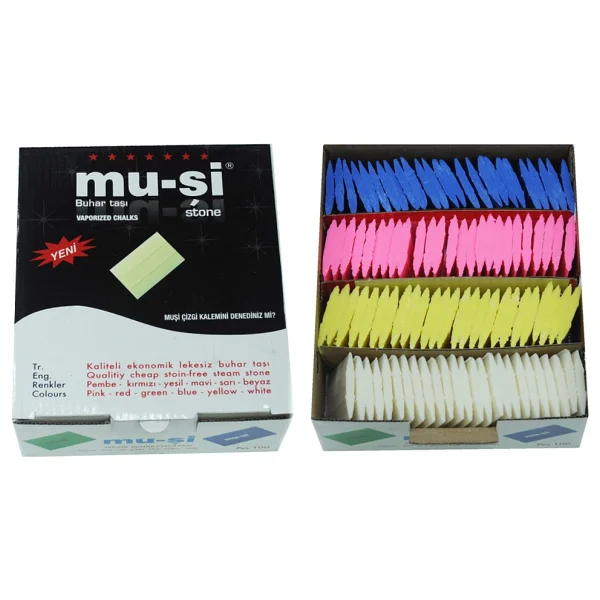 Çizgi Taşı - Mu-Şi Buhar İle Uçan Renkli (100 Adet) - Görsel 2