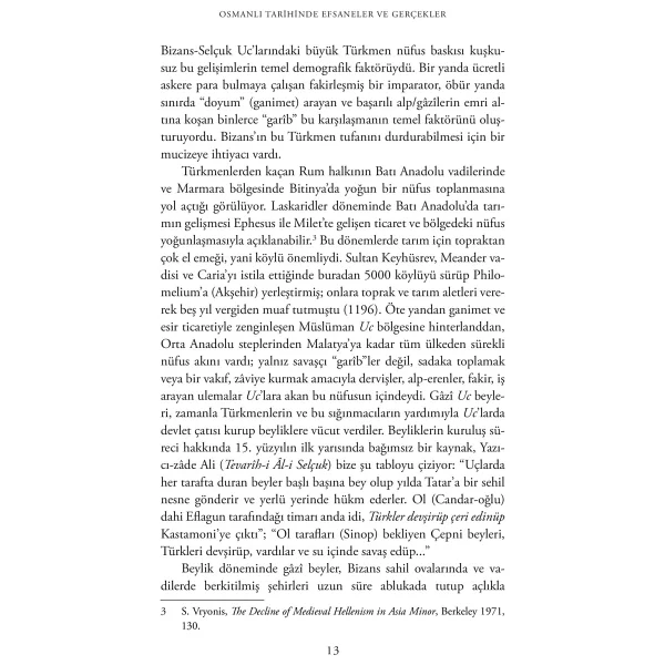 Osmanlı Tarihinde Efsaneler Ve Gerçekler - Halil İnalcık - Görsel 5