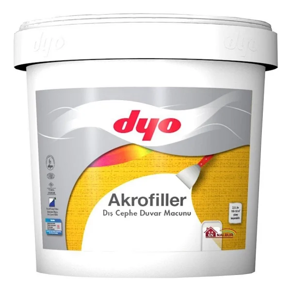 Dyo Akrofiller 4.5 Kg Dış Cephe Macunu - Görsel 2
