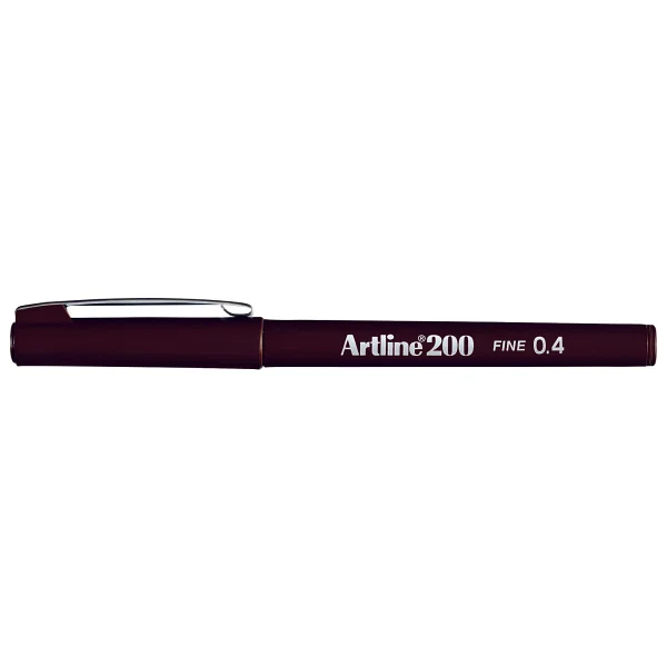 Artline 200 Fineliner Kahverengi 0.4 mm İnce Uçlu Keçeli Kalem - Görsel 10