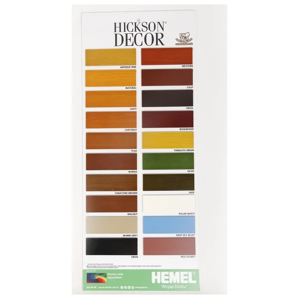 Hickson Decor Plus Wood Stain 5 Lt Ahşap Boyası - Görsel 2