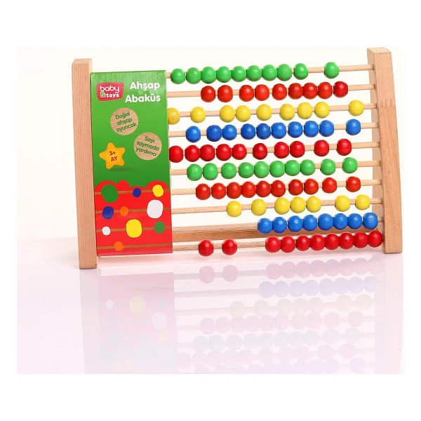 Baby&Toys Ahşap Abaküs - Görsel 7