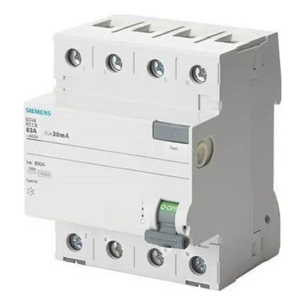 Siemens 5sv4342-0 4x25 A 400 V 30 Ma Ac Tipi Kaçak Akım Rölesi - Görsel 2
