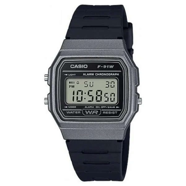 Casio Standart F-91wm-1bdf Siyah-Füme Erkek Kol Saati - Görsel 4