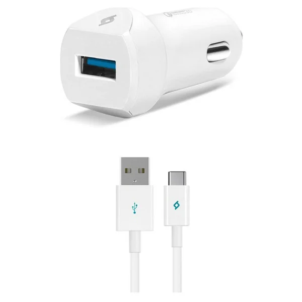Ttec 2ckqc01c Speedcharger Qc 3.0 Üniversal Araç İçi Şarj Aleti + Type-C Kablo - Görsel 2