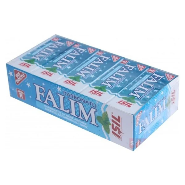Falım Işıl Karbonat Ve Nane Aromalı Şekersiz Sakız 20 X 7 G - Görsel 2