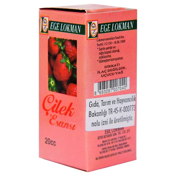 Ege Lokman Çilek Esansı 20 Ml - Görsel 2