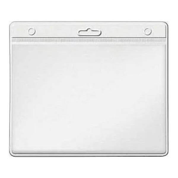 Persona 304 Yaka Kartı Poşeti 10.5 X 11 Cm Şeffaf 100 Lü (1 Paket 100 Adet) - Görsel 2
