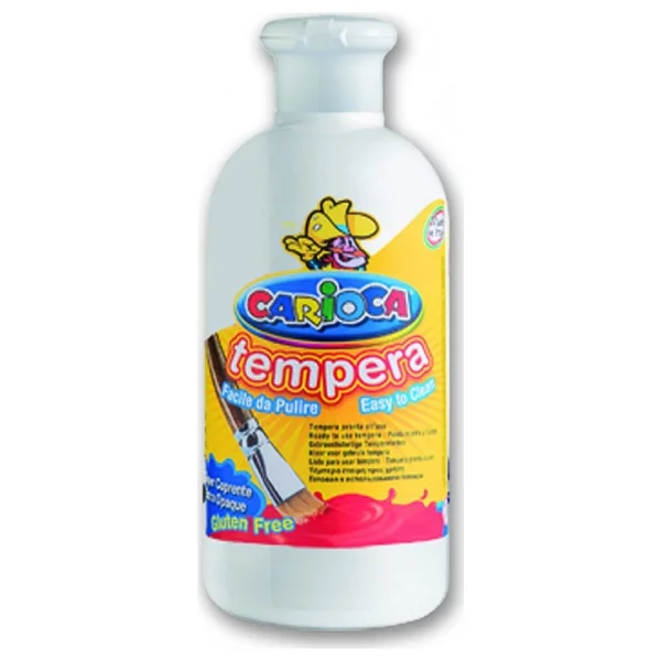 Carioca Süper Yıkanabilir 250 Ml Beyaz Tempera Boyası - Görsel 3