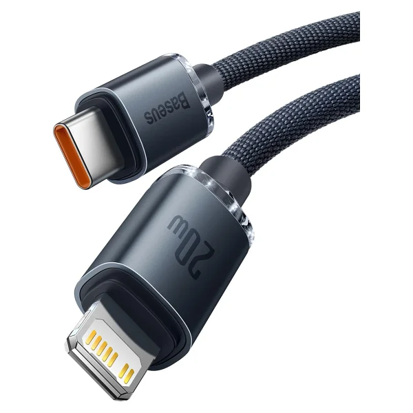 Baseus Crystal Shine 1.2 M Siyah Type-C To Lightning Hızlı Şarj Kablosu - Görsel 9