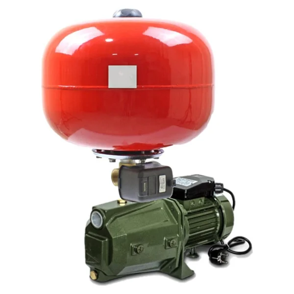 Schutzenger Jet 100 Hidrofor Set Pompa 0,75 Kw 1 Hp 24 Litre Italyan Kafa Hidrofor Pompa 3 Kat 3 Daire Yeterli Sctankürejet - 24 Lt - Kırmızı - Görsel 2