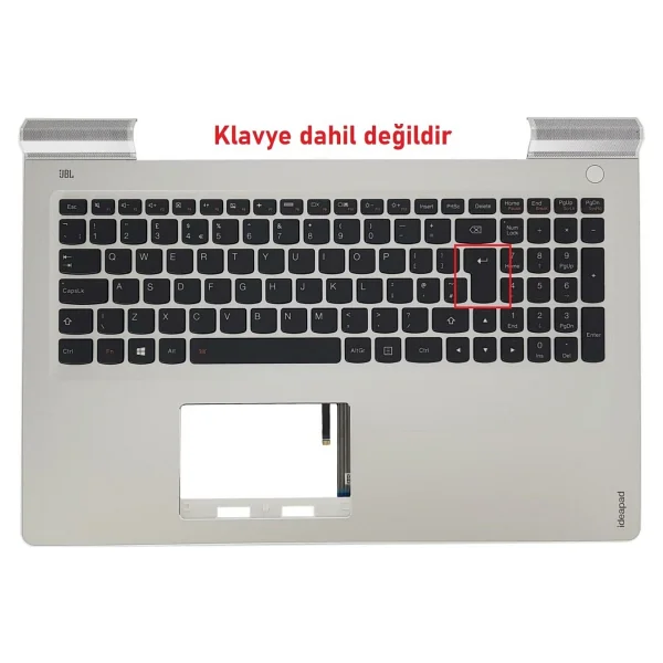Lenovo Ideapad 700-15ısk Üst Kasa Beyaz - Görsel 2