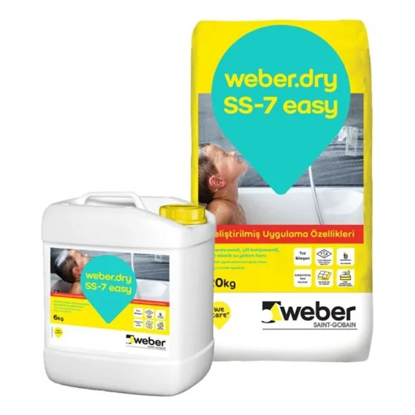 Weber Weberdry Ss-7 Easy 20 Kg Toz 6 Lt Sıvı Set Yalıtım Malzemesi - Görsel 2
