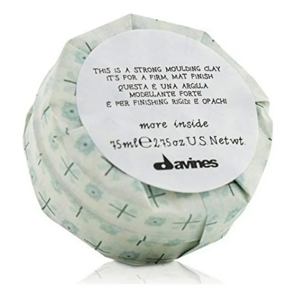 Davines More Inside This Is A Strong Moulding Clay Sert Ve Mat Kil Wax 75 Ml - Görsel 2