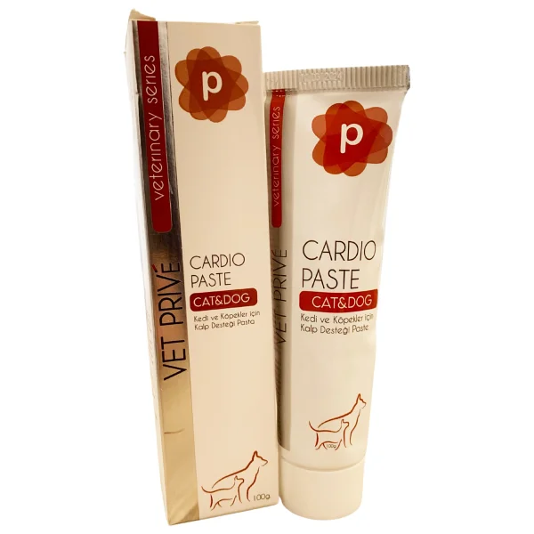 Vet Prive Cardio Paste 100 gr Kedi ve Köpekler için Kalp Sağlığı Destekleyici - Görsel 3