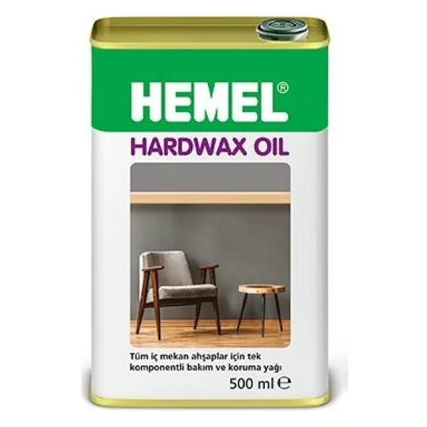 Hemel Hardwax Oil 0,5 Lt - Görsel 4