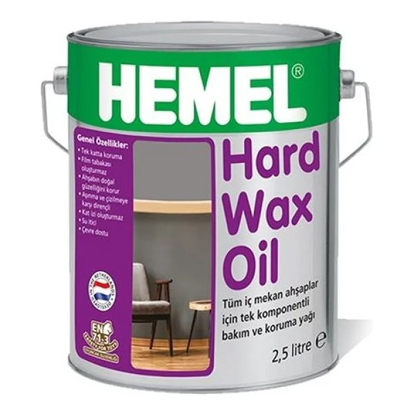 Hemel Hardwax Oil 0,5 Lt - Görsel 5