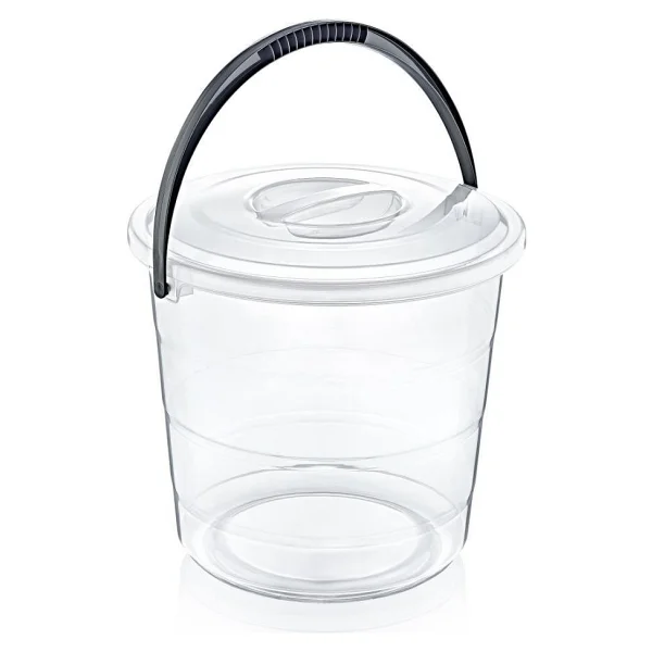 Smartware Kapaklı Kova 20 Litre Şeffaf - Görsel 4