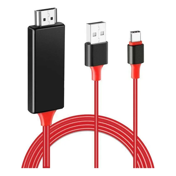 Powermaster Pm-6019 2 M USB + Type-C To Hdmı Kablo - Görsel 3