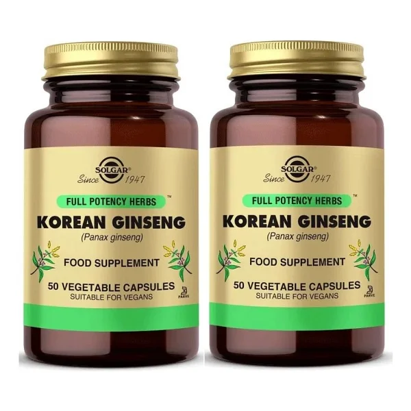 Solgar Korean Ginseng 50 Kapsül 2 Adet - Görsel 4