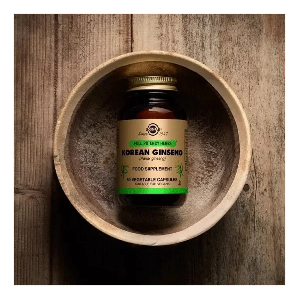 Solgar Korean Ginseng 50 Kapsül 2 Adet - Görsel 3