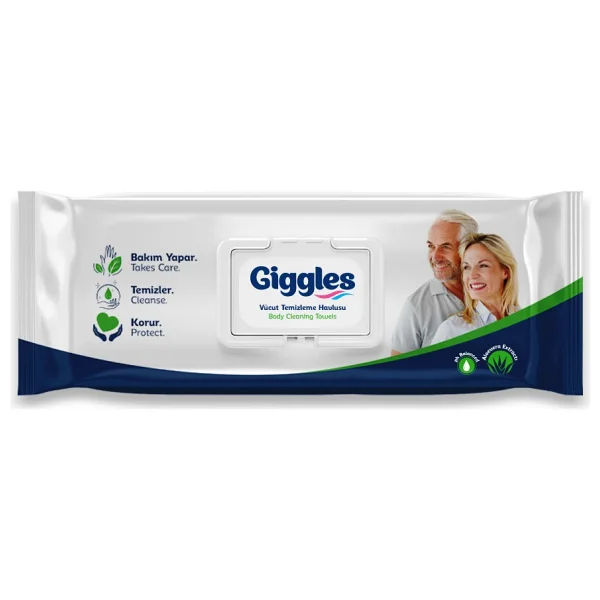 Giggles 50'li 6 Adet Vücut Temizleme Havlusu - Görsel 3