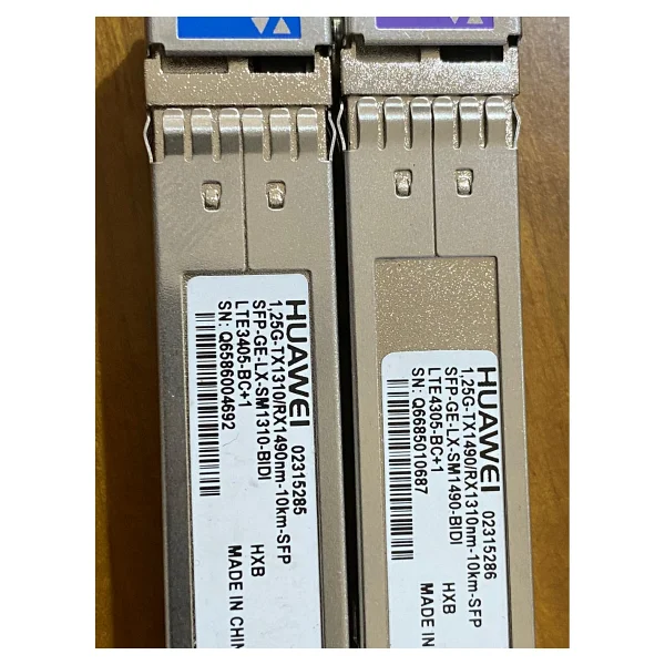 Huawei Tek Core Bidi Sfp Gbic 1,25g Tx/RX:1490 RX/Tx:1310 - Görsel 2