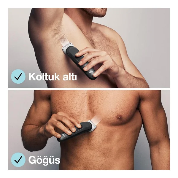Braun Skinshield Bg3340 Erkek Vücut Bakım Seti - Görsel 4