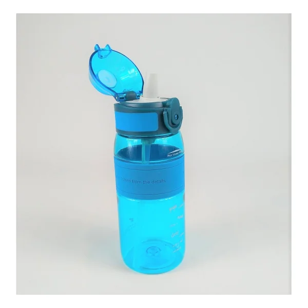 Uzspace 4105 Turkuaz 440 Ml Tritan Pipetli Matara - Görsel 3