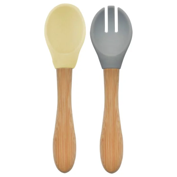 Oioi Mama Kaşık Çatal Seti Aqua Green-Mineral Blue - Görsel 5